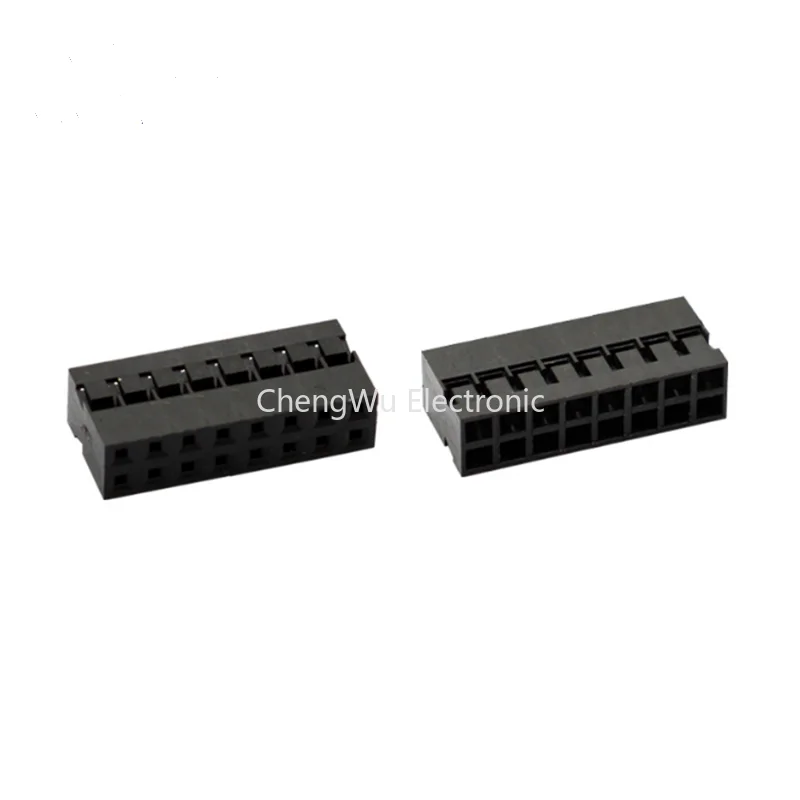 10pcs Dupont 2.0 Two Row Pitch 2.0mm Dupont Head 2x2P/3P/4P/5P/6P/7P/8P Dupont Plastic Shell, Spacing 2MM Dupont Head