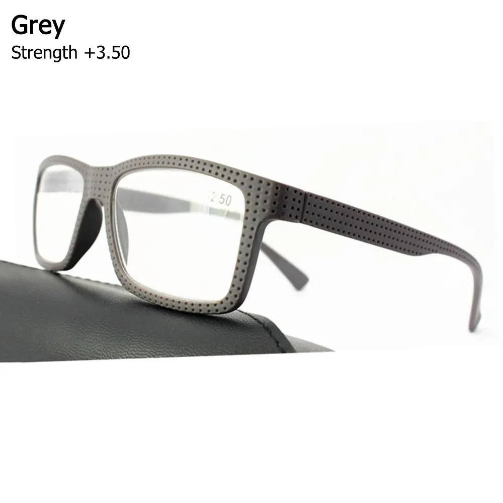 

Men +1.0~+4.0 Ultralight Reading Glasses Far Sight Eyewear PC Frame Presbyopia Eyeglasses