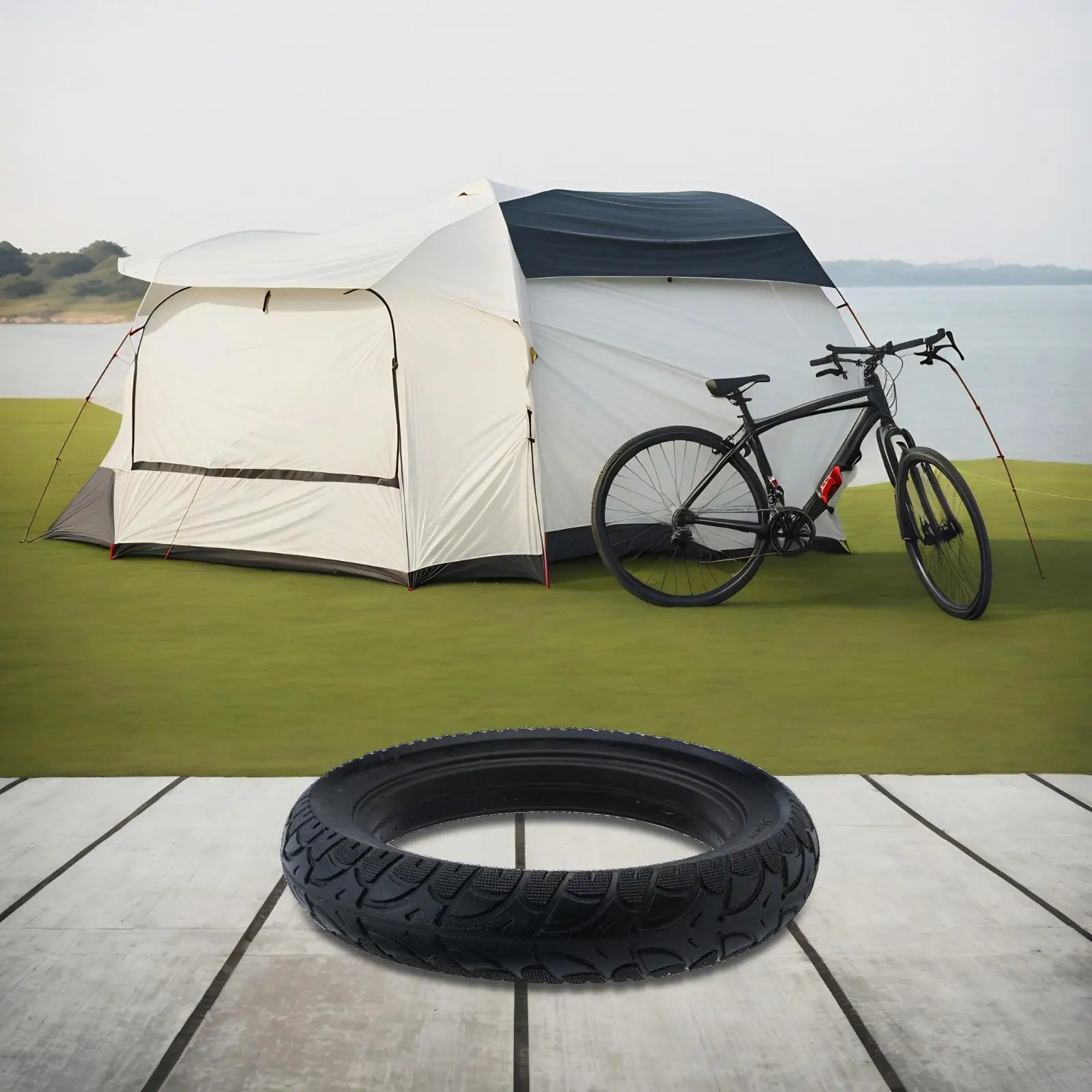 

Совместимая с электрическим скутером и Ebike твердая шина 12 дюймов 12 1/2x1 75x2 1/4 Модель 4757203 Резиновая конструкция