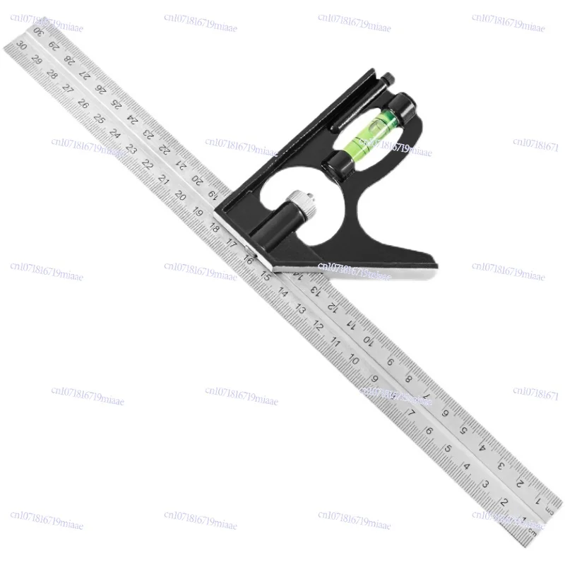 

90-Degree Stainless Steel Multi-functional Horizontal Square Ruler Woodworking Universal 45 High-precision Combination
