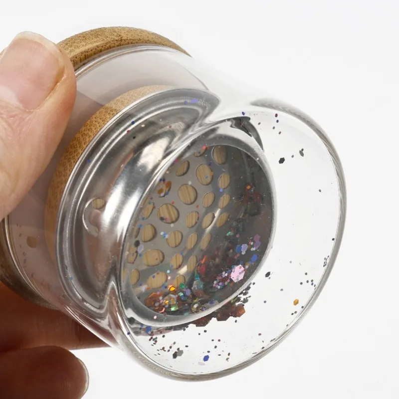 Vaso de cristal acrílico en polvo, taza líquida para uñas, cepillos para uñas, limpiador, tapa de plato, tazón con tapa, soporte para manicura, equipo, herramienta artística para uñas