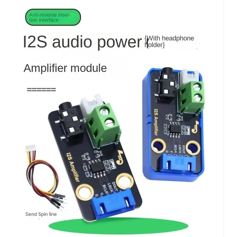 M51K-NS4168 I2S Audio Power Amplifier Module Class D Amplifier Board DIY With Headphone Jack view 5
