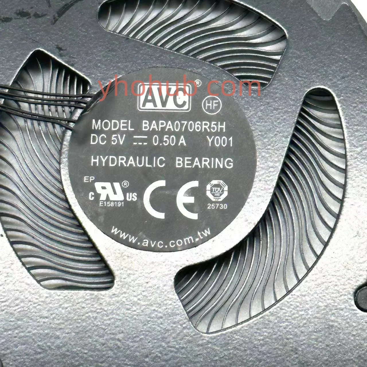 AVC E490 BAPA0706R5H Y001 DC 5V 0.50A 5 Server พัดลมทำความเย็น