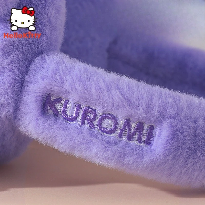 MINISO クロミ 子供用イヤーカップ 暖かい冬 ぬいぐるみ耳 かわいい耳 かわいいサリオ