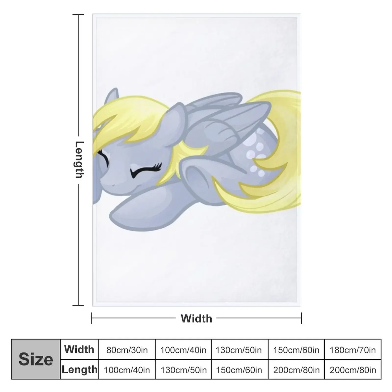 Sleepy Derpy Hooves Throw Blanket Hairy wednesday Vintage Loose Blankets