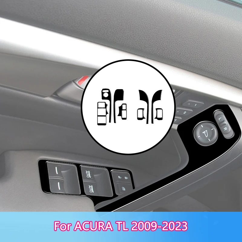 

Door Sets Brand New ABS Gloss Black Stickers For ACURA TL 2009 2010 2011 2012 2013 2014 2015 2016-2023 Car Interior Accessories