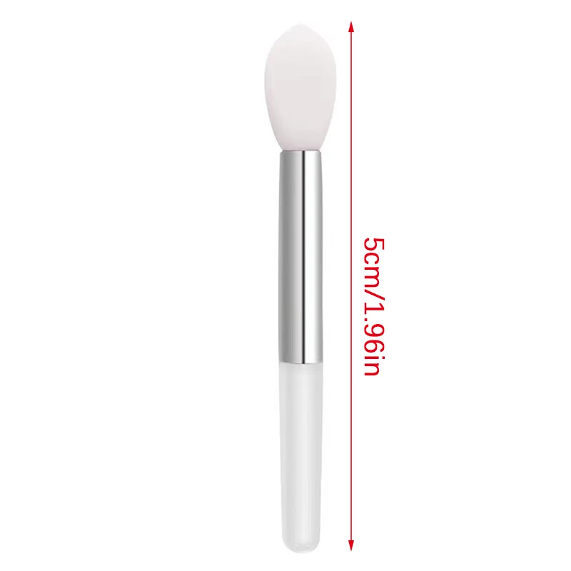 1pc silicone bálsamo labial máscara escova com otário capa de poeira batom cosméticos pincéis de maquiagem batom escova caixa de armazenamento