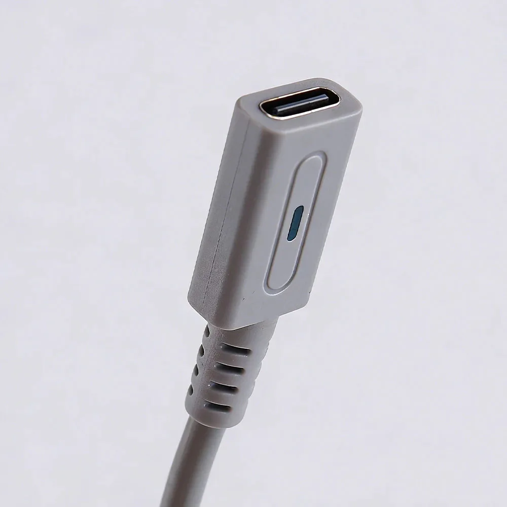 Imagen 4: Cable de carga tipo C de 45W PD para el control de juegos de Nintendo Wii U, cable de alimentación USB C para la consola Wii U.
