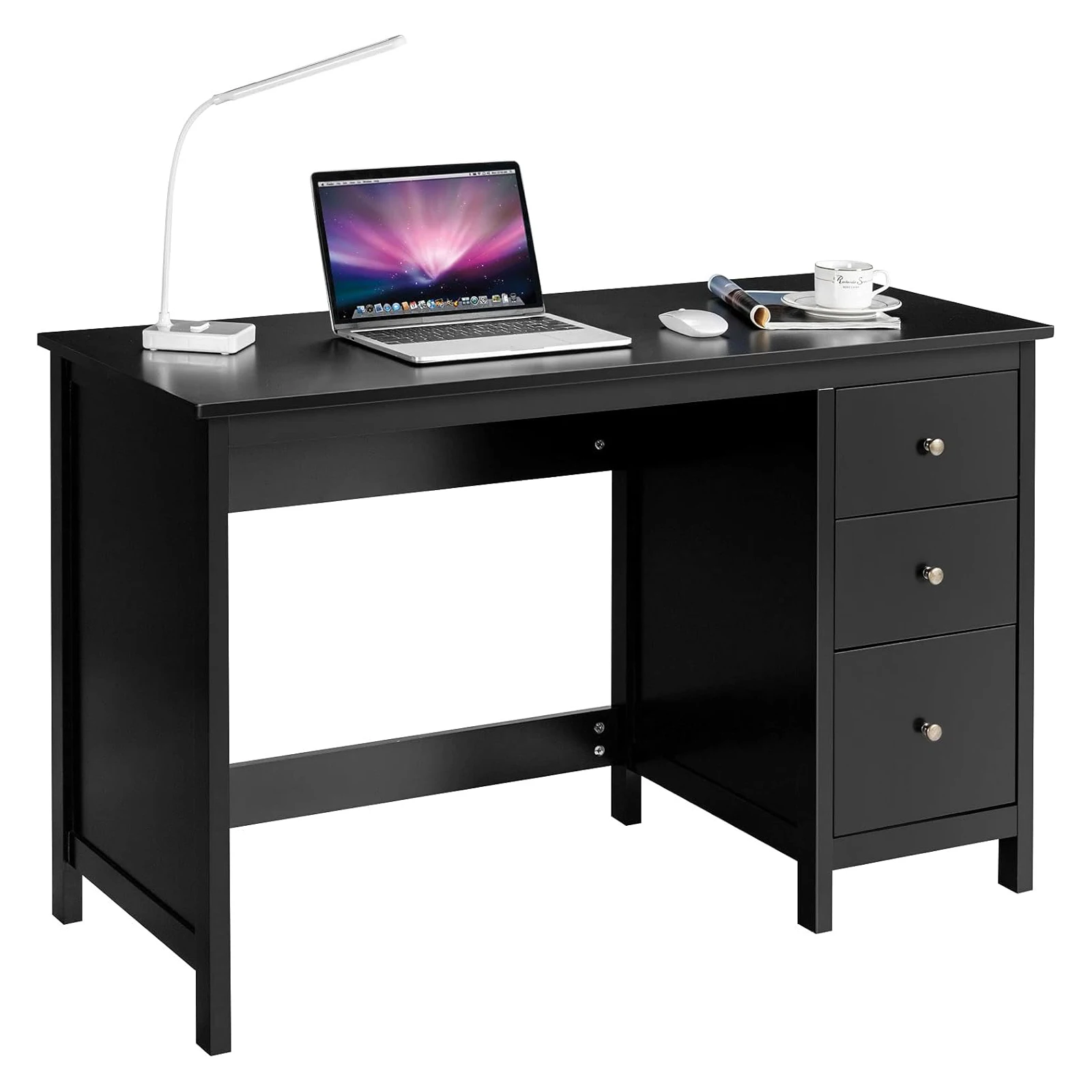 3 Drawer Desk Wood Computer table Children's Desk PC Table Office Home Table Office 120x50x75