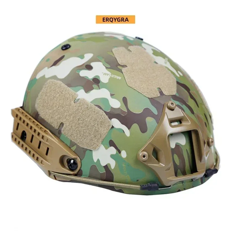 ERQYGRA Tactical Helmet Hunting FAST High Quality Shooting Protective Paintball CS Wargame Airsoft Sports Safety Accessories