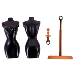 Accessori per manichino in bianco e nero appendiabiti per Barbis e BJD da 11.5 pollici mobili per camera da letto per bambole accessori per casa delle bambole giocattoli per ragazze