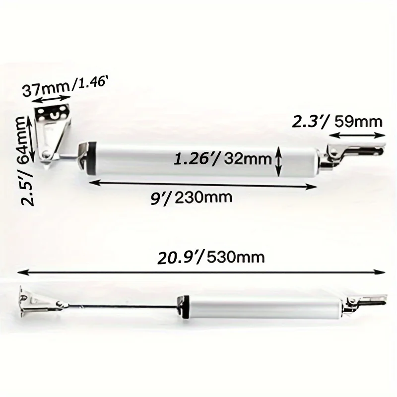 

SSR Heavy-duty Vehicle Door Closer Aluminum Alloy Automatic Door Closer Hotel Hidden Smart Door Closer 10 Pieces