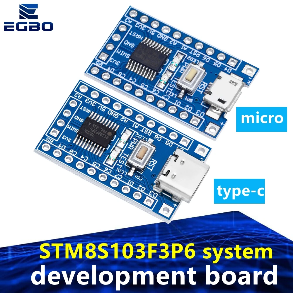 1PCS New Chip STM8S103F3P6 system board STM8S STM8 development board minimum core board