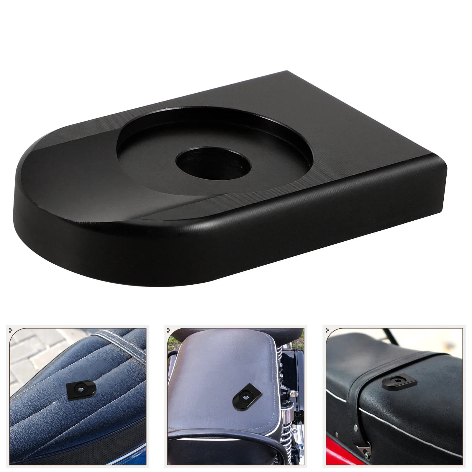 

Motorcycle Seat Bolt Tab Aluminum Alloy Knob Cover Gloss Finish For Rear Seat Nut Cover Modified Accessories