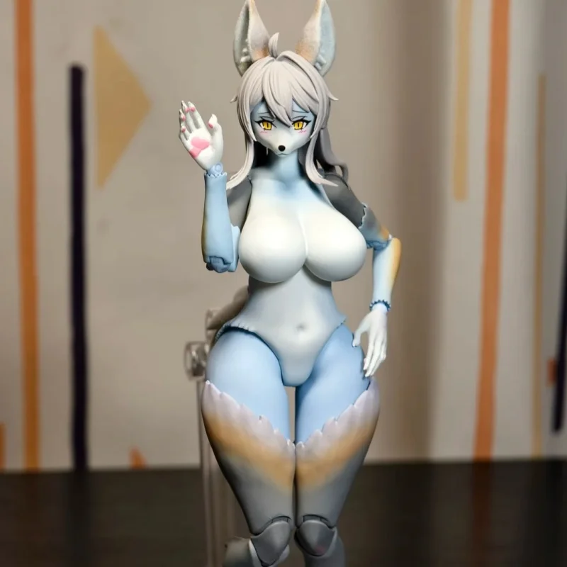 

2025Новый оригинальный1/12 Keyaki Hobby Mizuki No Kajitsu Wolf Girls, полный набор 6-дюймовых фигурок, пушистые модели для девочек, игрушки Kawaii Stock
