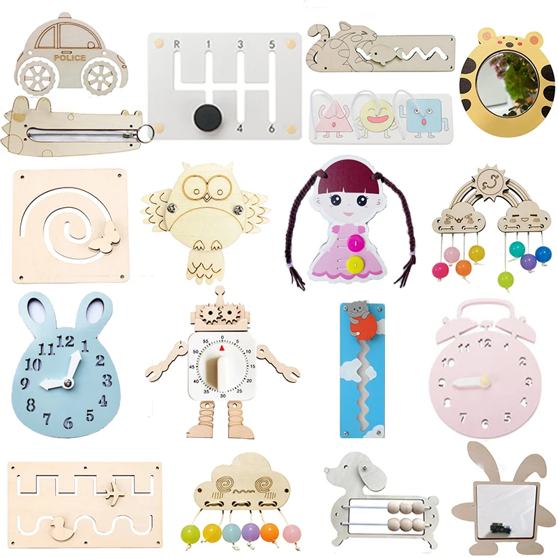 Tablica zajęta dziecko DIY części tablice sensoryczne aktywność dla dzieci Busyboard akcesoria dla dzieci wczesna edukacja umiejętności uczenia się zabawki
