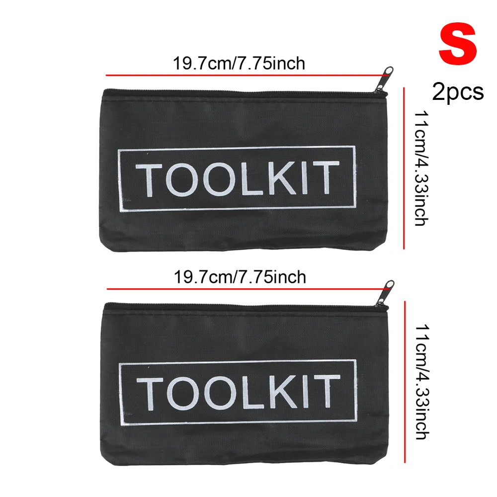 Multifunctionele draagbare tas Hardware Toolkits Kleine gereedschapstas Waterdichte organizer Hoge kwaliteit canvas Oxford opbergzakken met ritssluiting