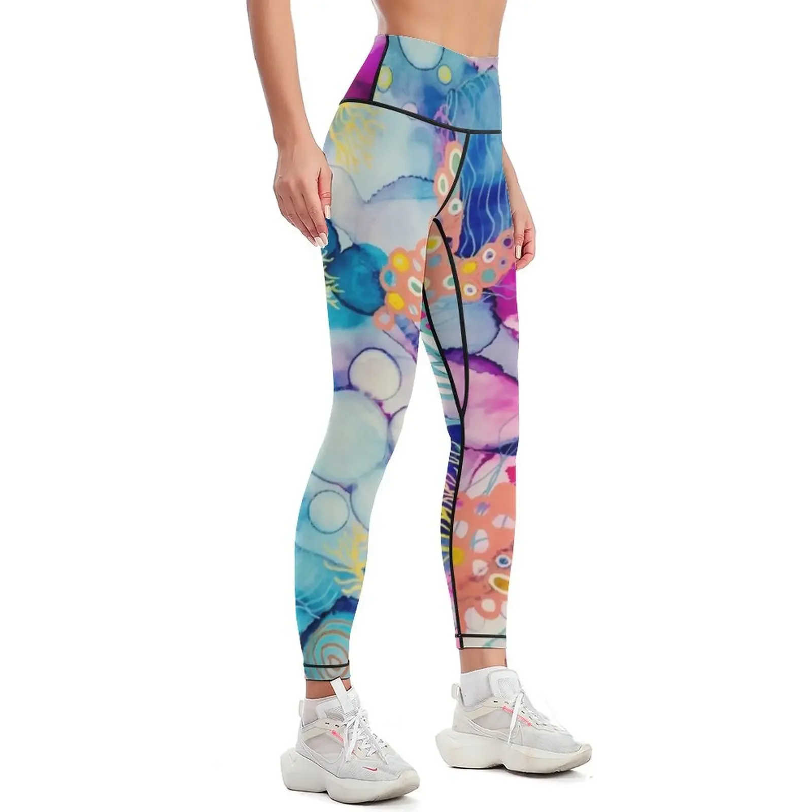 What Lies Beneath Leggings gym wear sport set Sports pants for gym top Womens Leggings