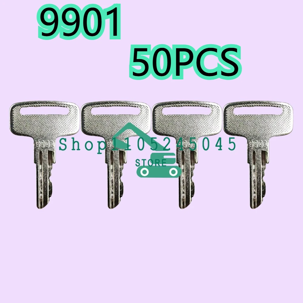 

50PCS New 9901 2860030 Ignition Keys Compatible with JLG Electric Scissor Lift 25AM 30AM 41AM T350 1532E2 1932E2 1932E3 2032E2