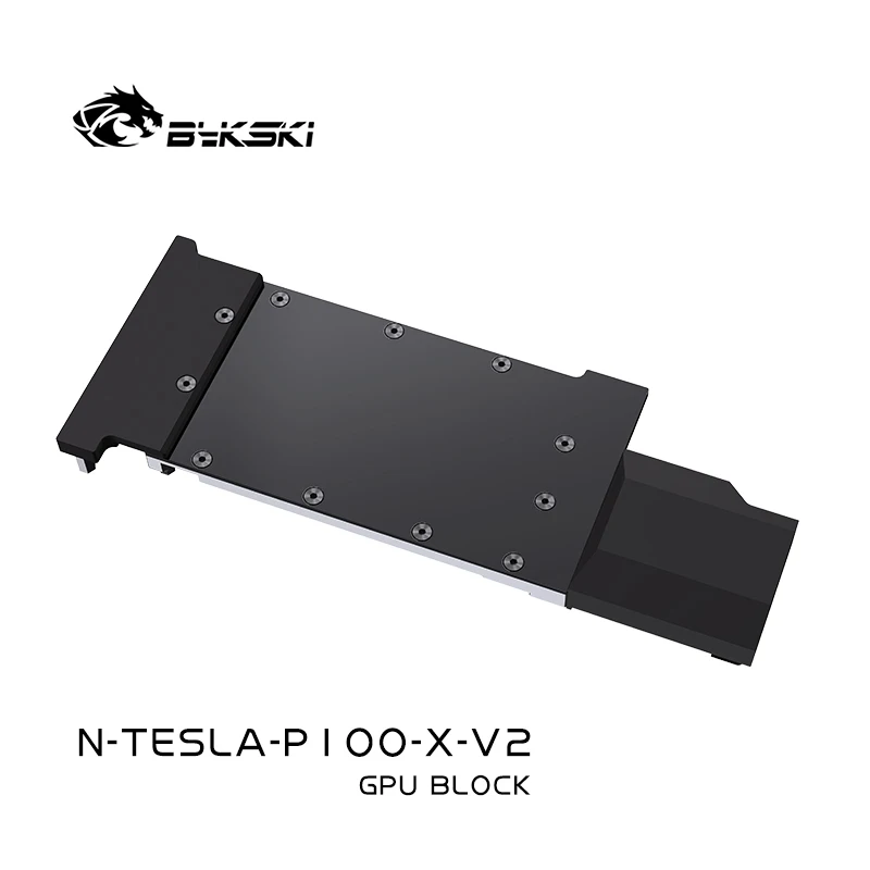 Bykski GPU Block for NVIDIA TESLA P100 Video Card Water Cooling/All Metal Copper Radiator N-TESLA-P100-X-V2