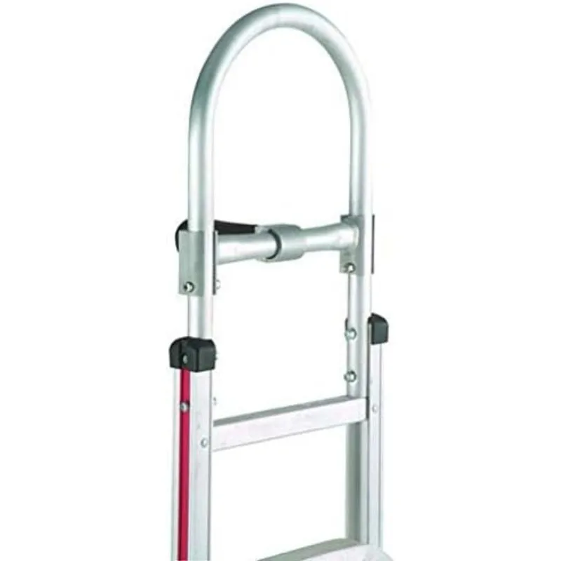 home.HMK53CUA45 Aluminum Hand Truck, Curved Back Frame,500 lb Capacity