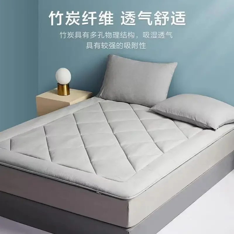 Four seasons thick non-slip mattress foldable cushion home double bed single dormitory quilt bottom