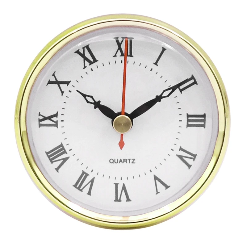 Movimiento de Reloj clásico, inserto de reloj de cuarzo de 80mm para accesorios de manualidades DIY