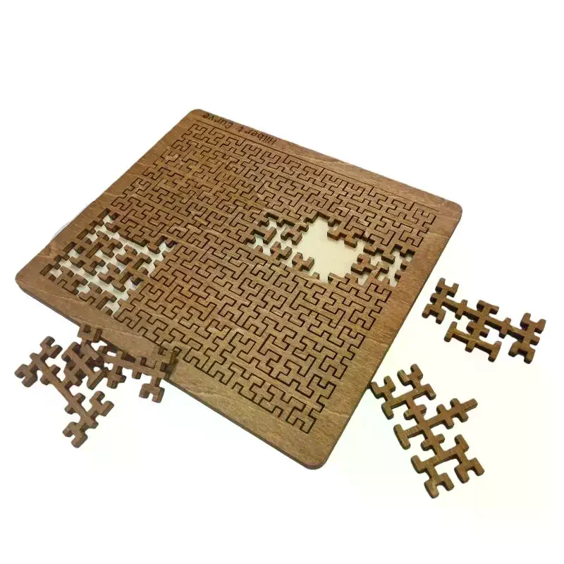 1/2/5 個不可能なジグソーパズル頭の体操タングラムボードゲーム不可能な木製 IQ パズルおもちゃ大人のため