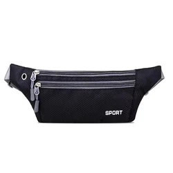 Running Sport Wodoodporny nylonowy telefon dla mężczyzn Kobiety Fanny Waist Bag Pack Męska saszetka na pasek Belly Banana Lady Small Kangaroo Bum Hip