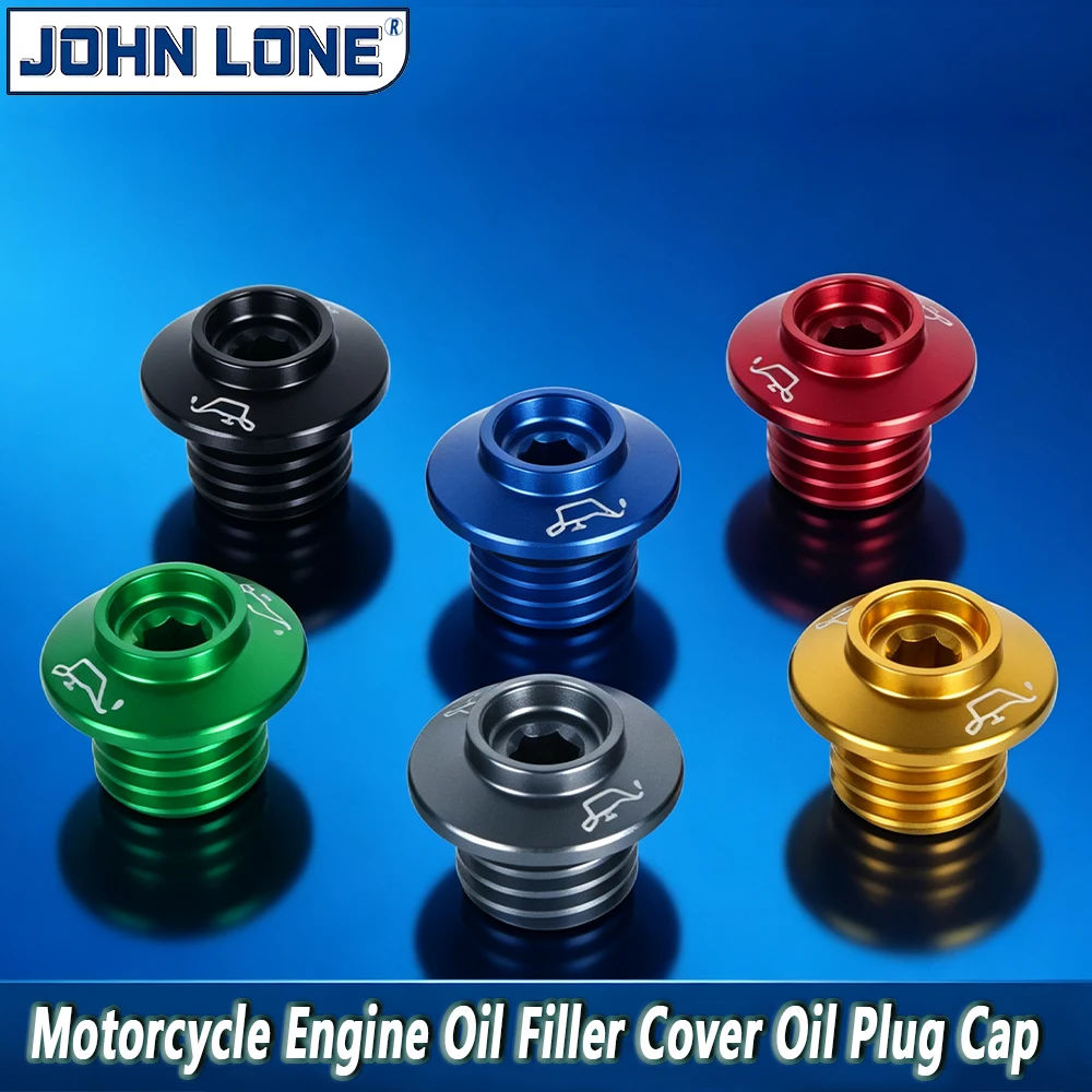 M19*2.5 CNC Aluminum Oil Filler Cap Plug Motorcycle Engine Oil Screw For TRIUMPH TIGER800 XR/XRX/XRT TIGER EXPLORER XC
