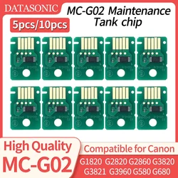 5pcs/10pcs MC-G02 Ink Maintenance Tank Chip for CANON G1020 G2020 G3020 G3060 G1220 G2160 G2260 G3160 G3260 G540 G550 G570 G640