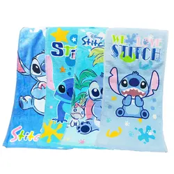 Disney Cartoon Cotton Hand Face Towel Stitch Handkerchief Travel Soft Toddler Face Hand Towel Boy Girl Towel Gift 28x55cm