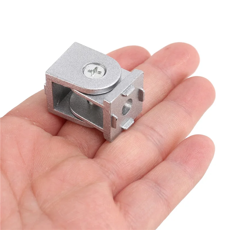 

A01F-12Pcs/Lot Alloy Flexible Pivot Joint Connector For Eu Standard Aluminum Extrusion Profile 2020