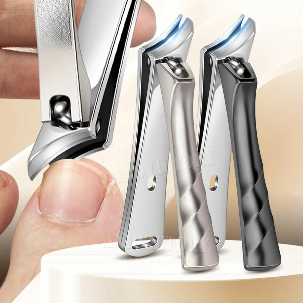 

1 шт., машинка для стрижки ногтей, наклонное лезвие, кусачки для вросших ногтей, кусачки для толстых ногтей на ногах, угловая головка, триммер для ногтей