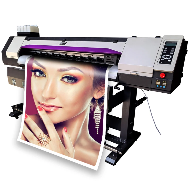 Digital 1.8m vinyl sticker printer flex banner large format printer DX5 XP600 i3200 print head photoprint rip