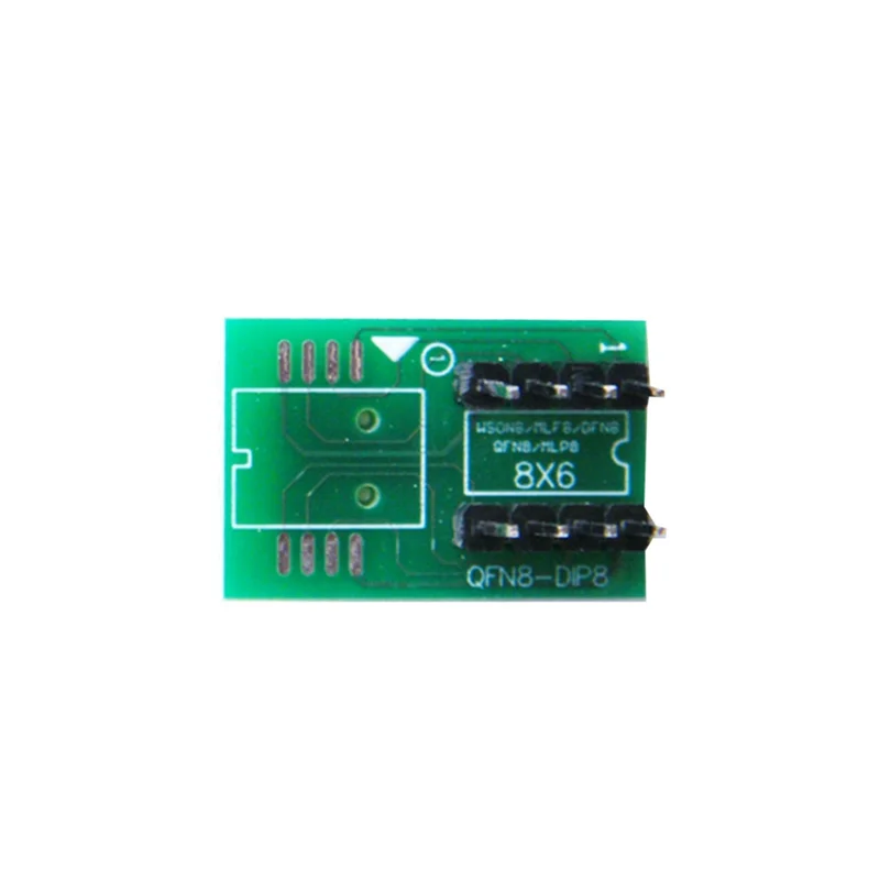 SCLS QFN8/WSON8/MLF8/MLP8/DFN8 TO DIP8 for CH341A TL866Ii Plus RT809H/F T48 T56 EZP2023 Programmer, 6X8mm IC Chips Socket