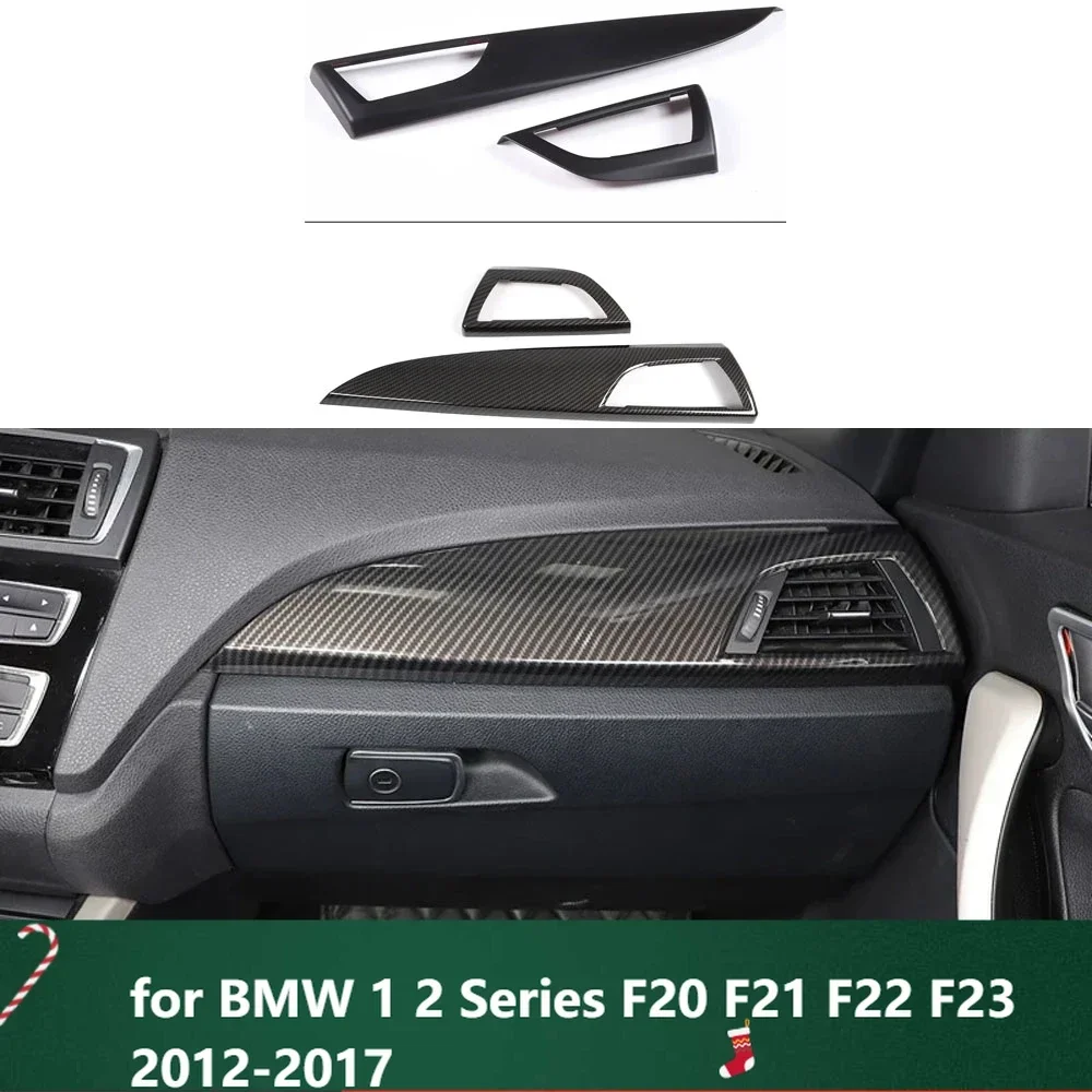 

New！for BMW 1 2 Series F20 F21 F22 F23 2012-2017 Interior Accessories LHD Zinky ABS Carbon Fiber Pattern Side Air Outlet Panel