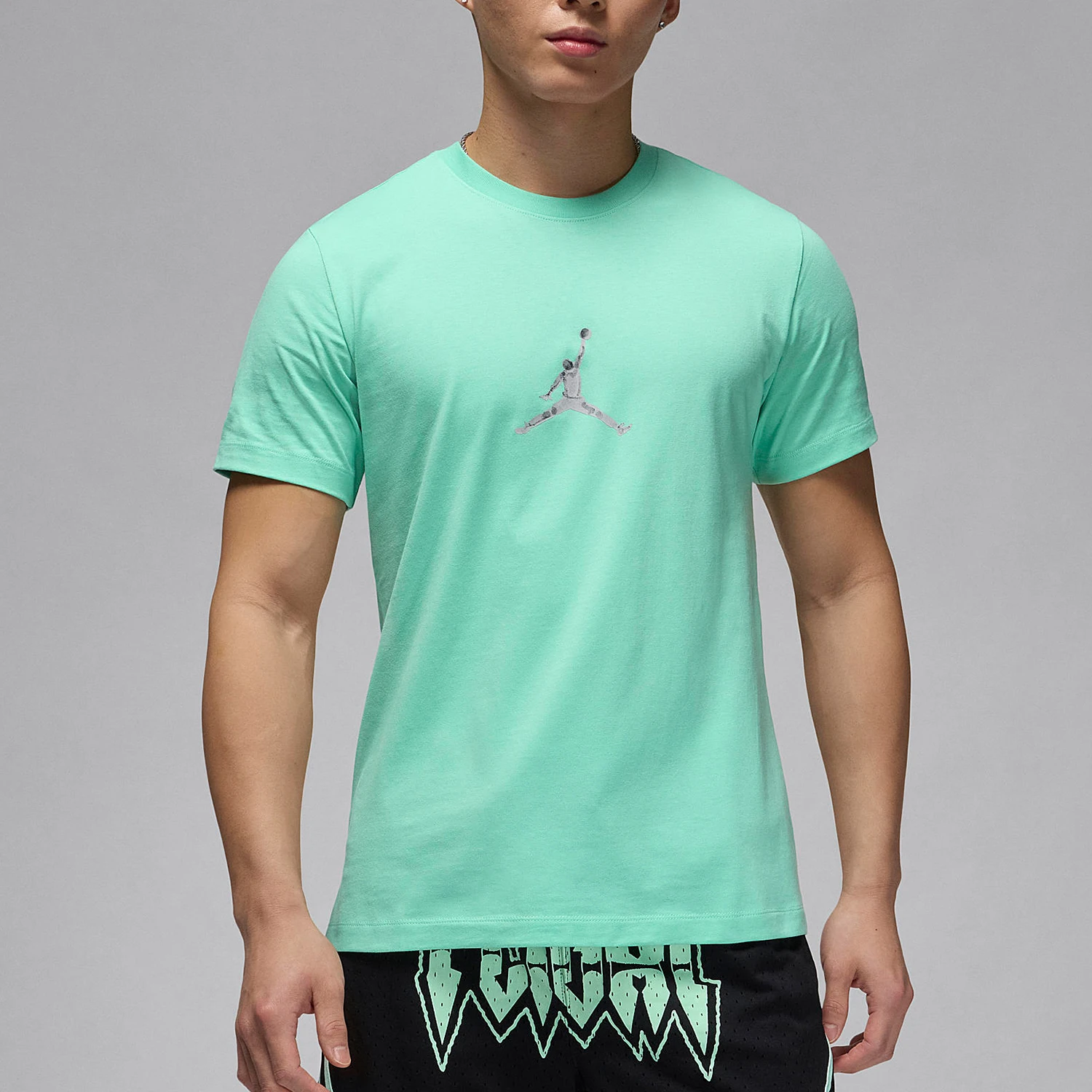 

Nike Authentic JORDAN Men's Sports Casual Knit Round Neck Short Sleeve T-Shirt FN5989-349