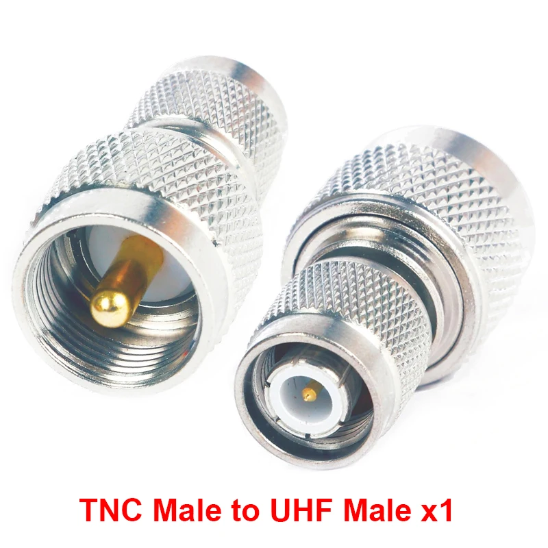 1 Stück TNC zu PL259 SO239 HF-Stecker UHF Stecker-Buchse zu TNC Buchse-Stecker Adapter Reines Kupfer Gerader Koax-Konverter – Detail 2