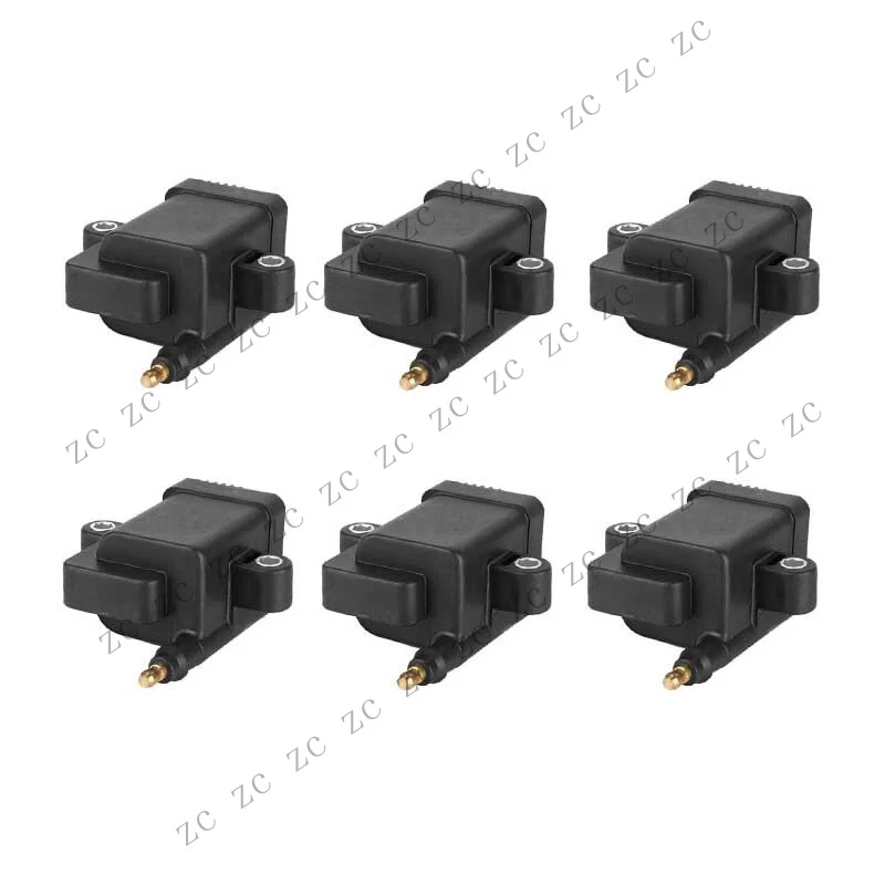 S+ 6Pcs 339-879984T00 Ignition Coil for Mercury Marine Optimax Outboard Upgrade