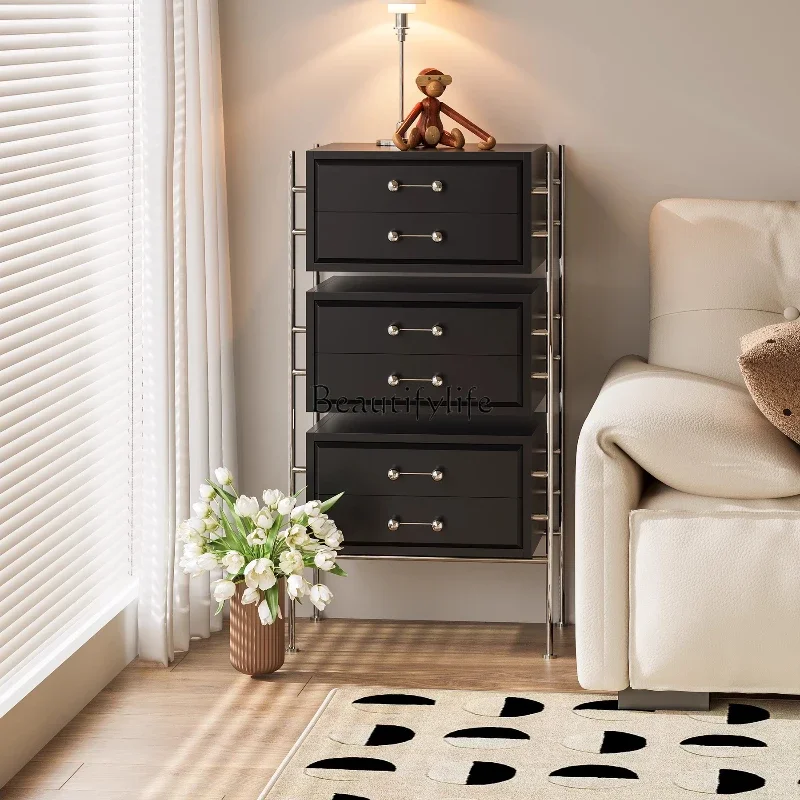 

04ld14Simple Metal Design Exquisite Wall Storage Cabinet Modern