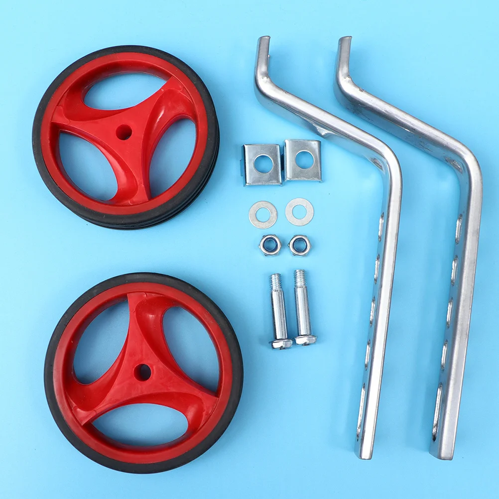 1Set Children Bike Auxiliary Wheel 12-20 Inch Uv Resistant Stable Performance Long Service Time Flashing Light Kid Accessories