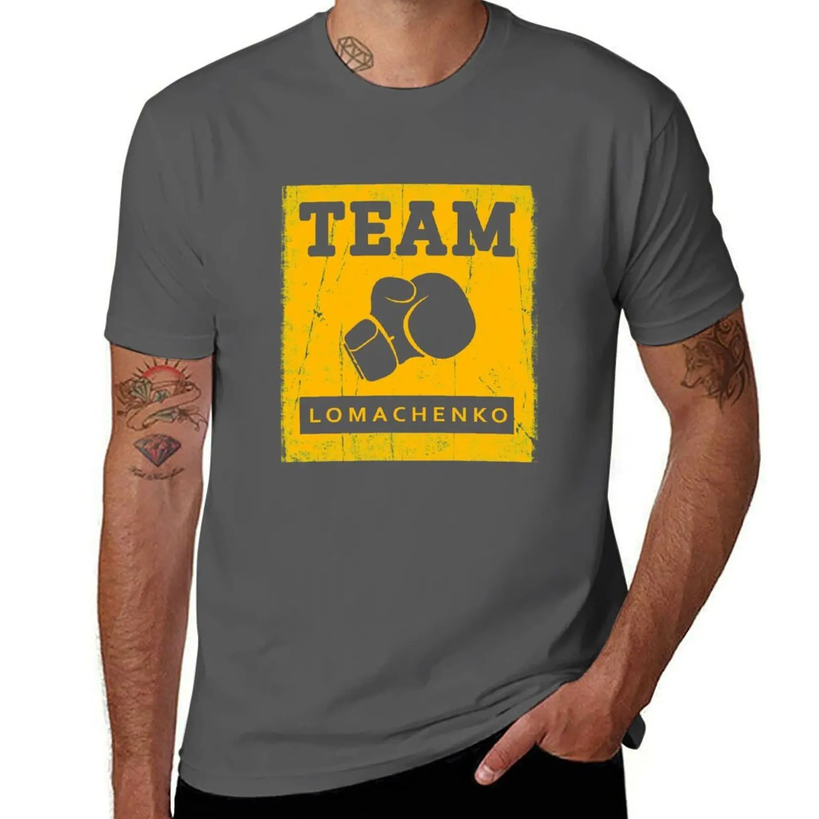 

Team Lomachenko Fan T-Shirt Sporty Breathable Short Sleeve T-Shirt