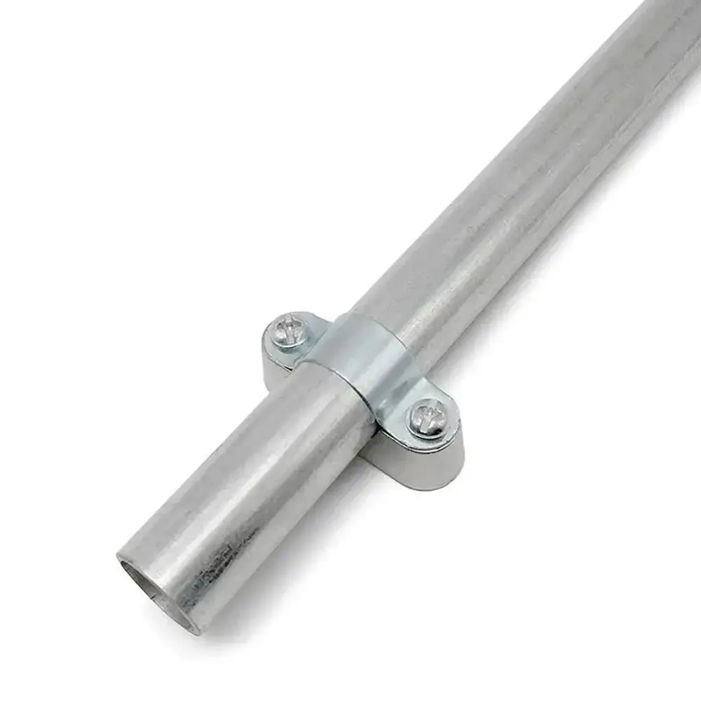 304 Stainless Steel Saddle Card Pipe Clamp With Screw Off-Wall Code 16mm-50mm Round Pipe Bracket Fixed Clip Hardware Fastener