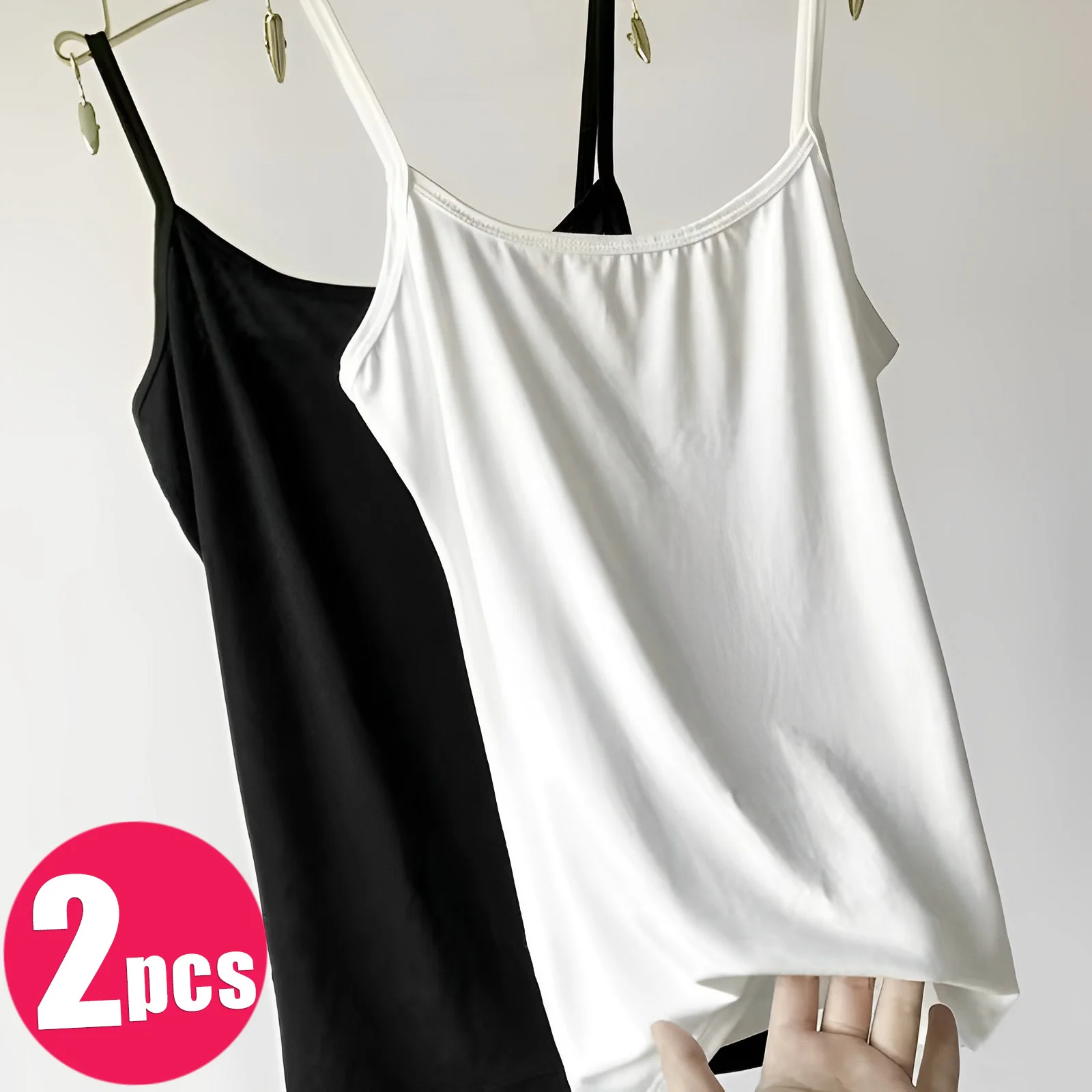 

Women Solid Color Cotton Wild Camis Vest Women Crop Tops Female 2023 Summer Sexy Strap Basic Tops Sleeveless Camisole