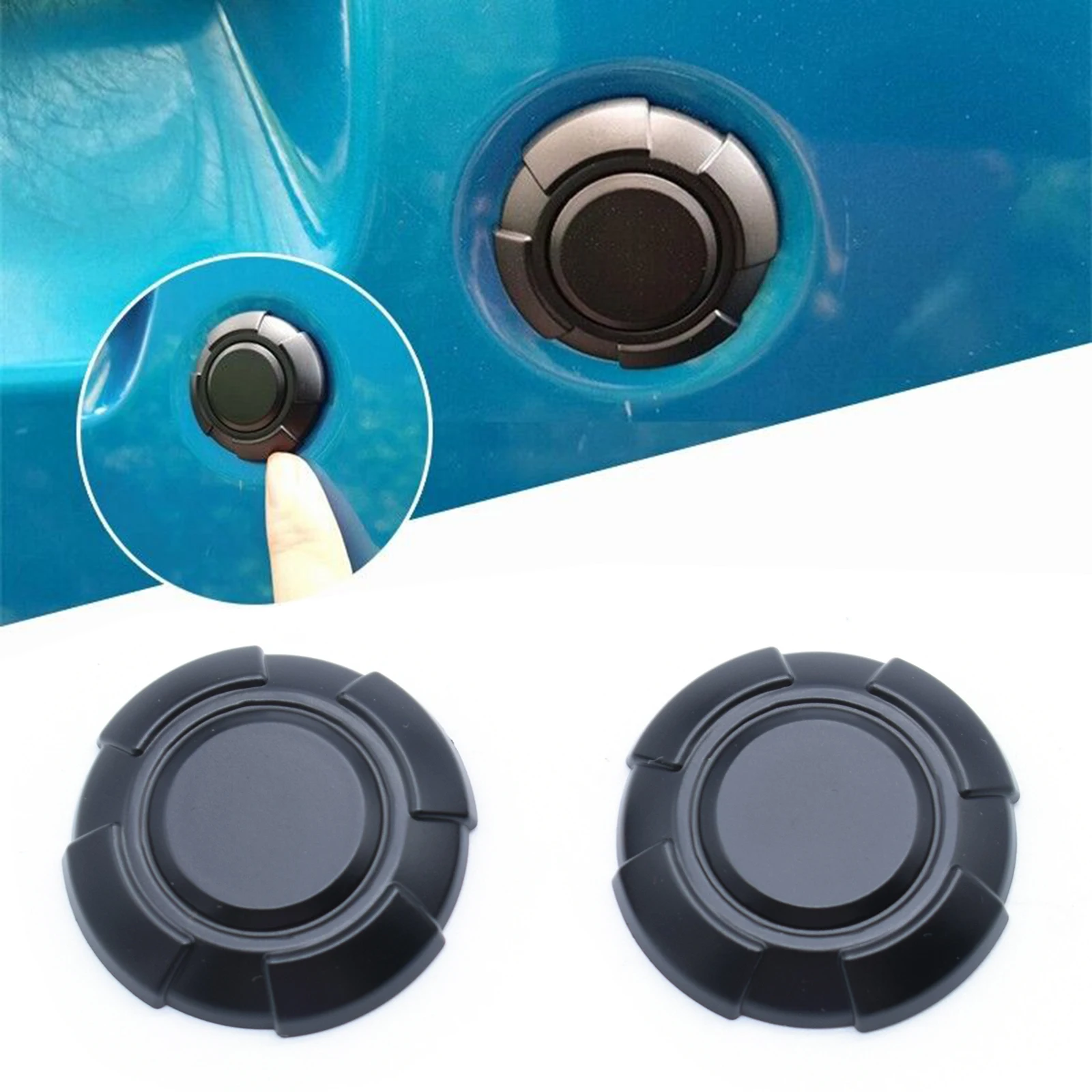 

2pcs Car Door Lock Cover Key Hole Cover Guard Trim Cap Decoration Accessories For Suzuki Jimny JB64W JB74W 2019 2020 2021 2022