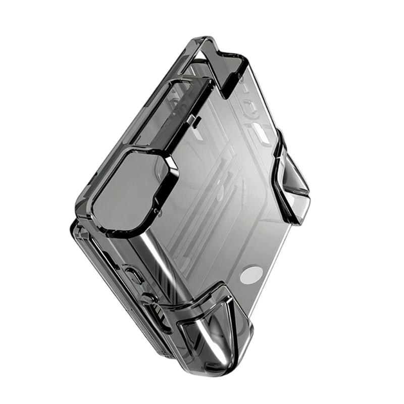 Handheld Cover with Shell Build for RG34XX Precise Openings, Grip and Daily Carry Form for Home Gaming Daily Use