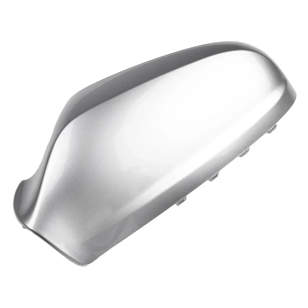 1Pcs Car Left Rearview Mirror Shell For Vauxhall For Opel For Astra H MK5 Door Wing Mirror Cover 2004-2009 LH Silver Gray Style