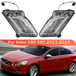 For Volvo V60 S60 2011 2012 2013 Front Fog Lamp Daytime Running Light Assembly Car Corner Lamp Indicator Brake Light Auto Parts
