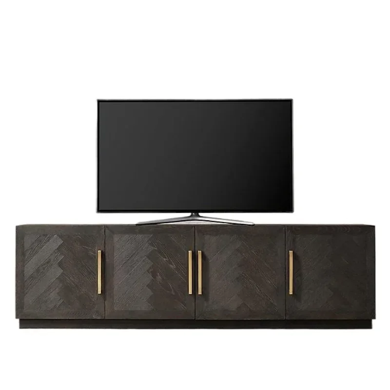 

Oak American solid wood six-chest cabinet, American light luxury bedroom drawer parquet locker, modern simple and old
